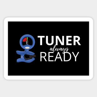 Tuner Always Ready Clip-On Tuner Dark Theme Sticker